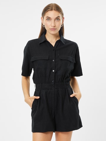 Abercrombie & Fitch Jumpsuit in Black: front