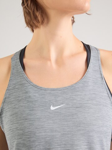 NIKE Top sportowy w kolorze szary