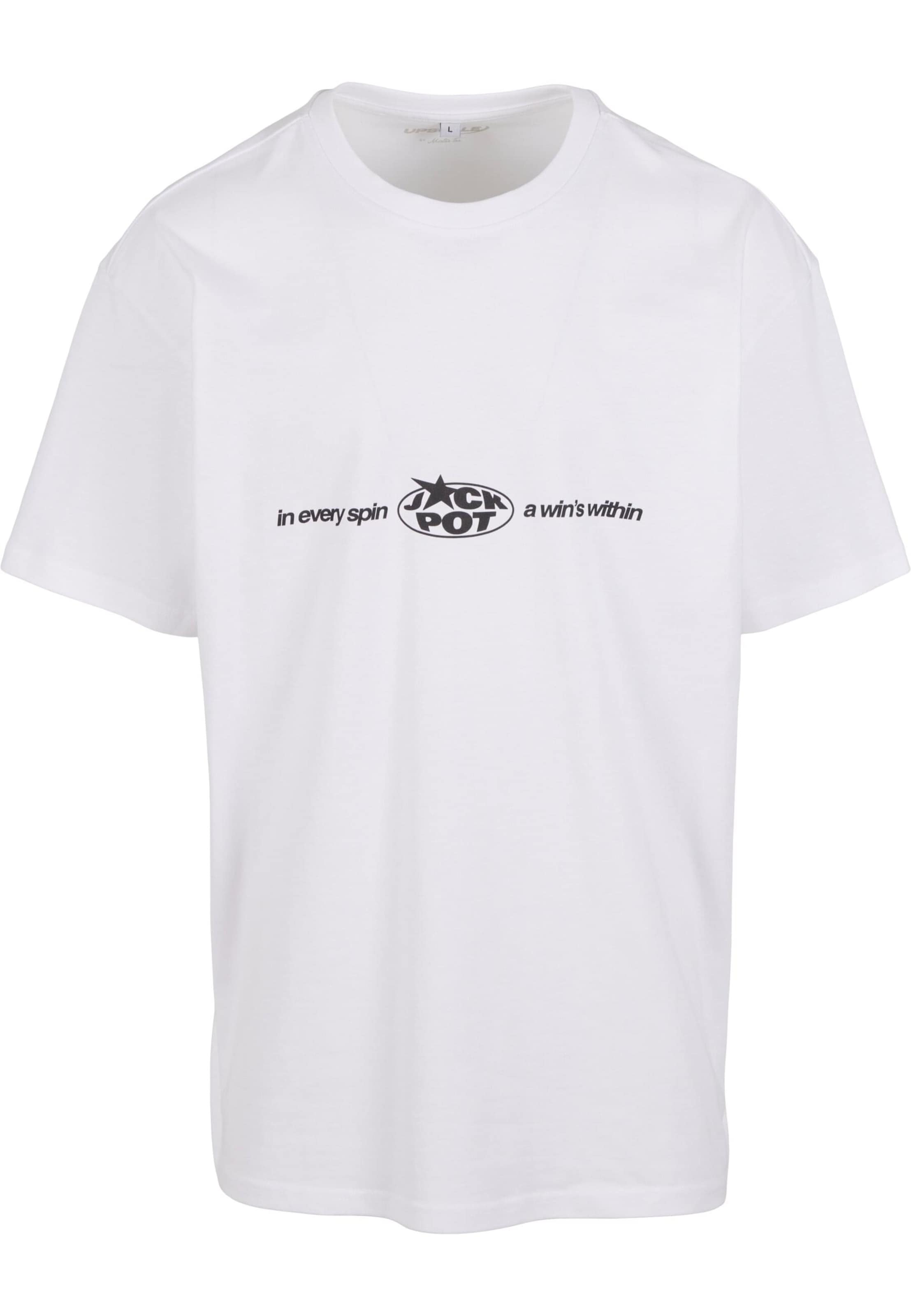 T-Shirt Mister Tee en blanc : devant