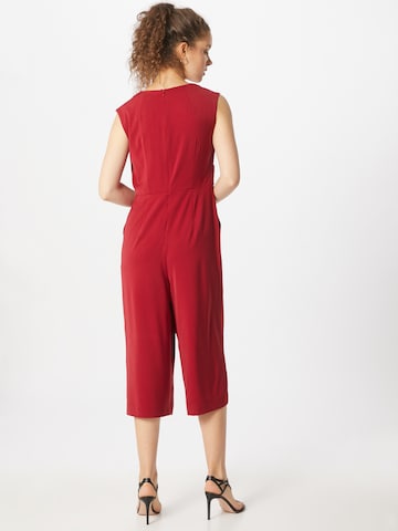 COMMA regular Jumpsuit i rød