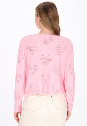 MYMO - Pullover em rosa: frente
