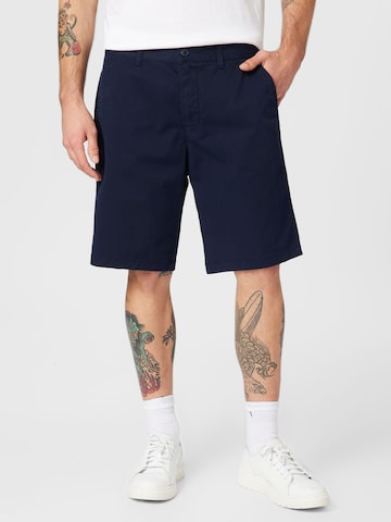 UNITED COLORS OF BENETTON Loosefit Chino in Blauw: voorkant