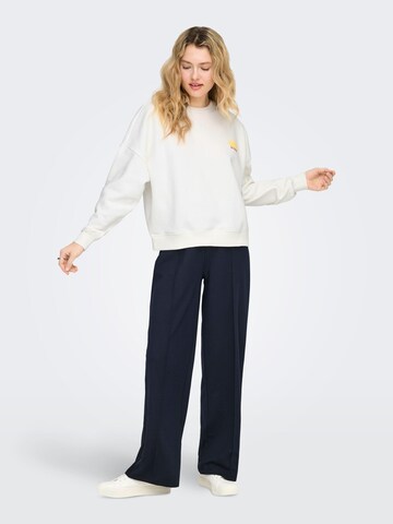 ONLY - Sudadera 'ONLLiny' en blanco