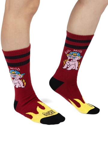 American Socks - Calcetines 'Bad Mood' en rojo