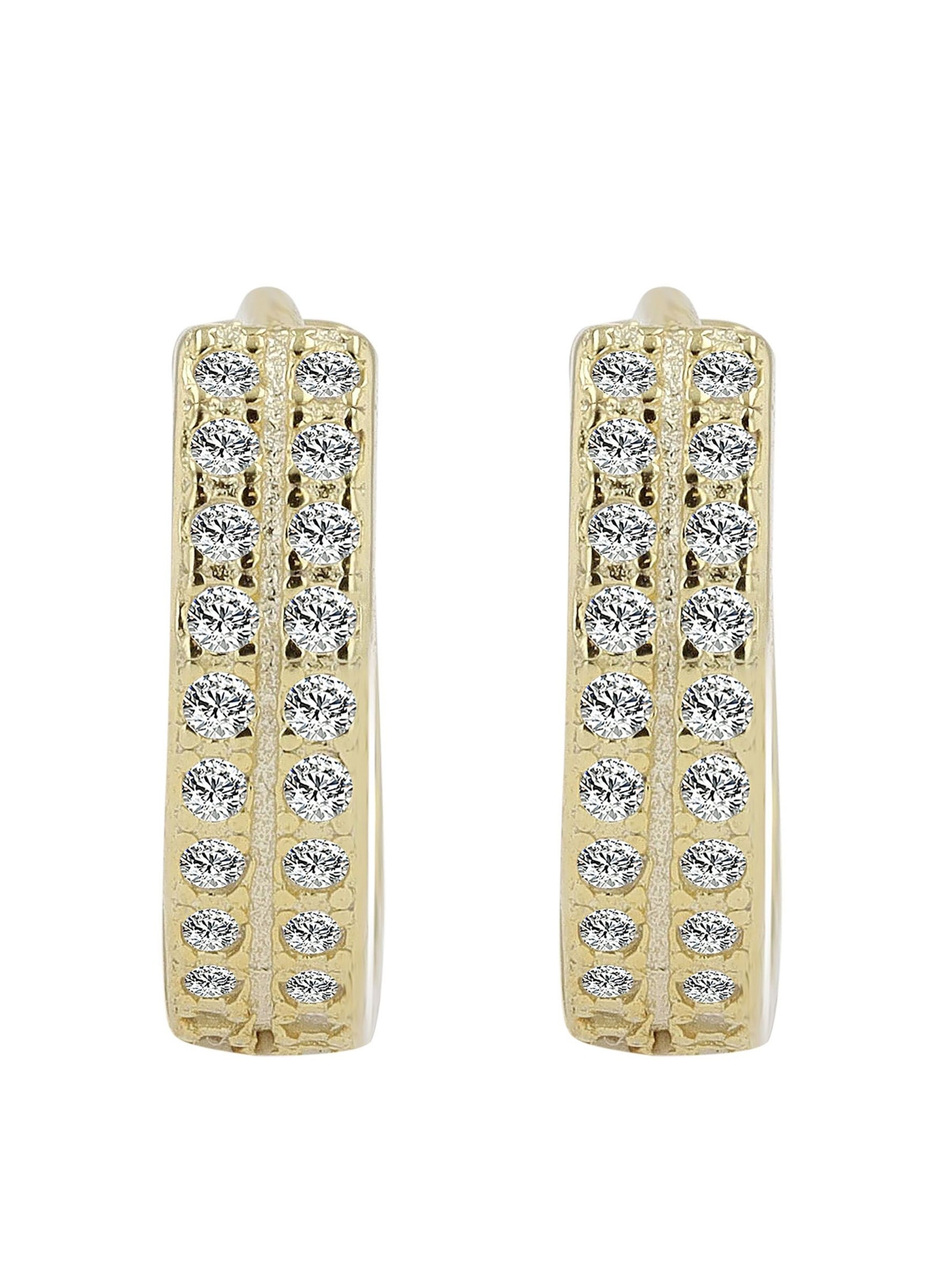 Akzent Earrings 'Ylva, 925 Sterlingsilber, langlebig' in Gold