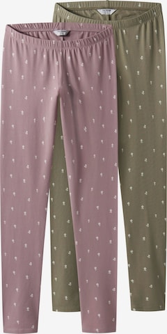 TWO SOON - Slimfit Leggings en verde: frente