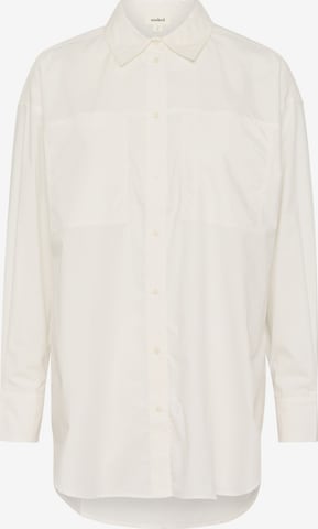 SOAKED IN LUXURY Bluse i hvid: forside