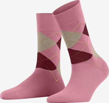 FALKE Socken 'Sensitive Argyle' in Orange: Vorderseite