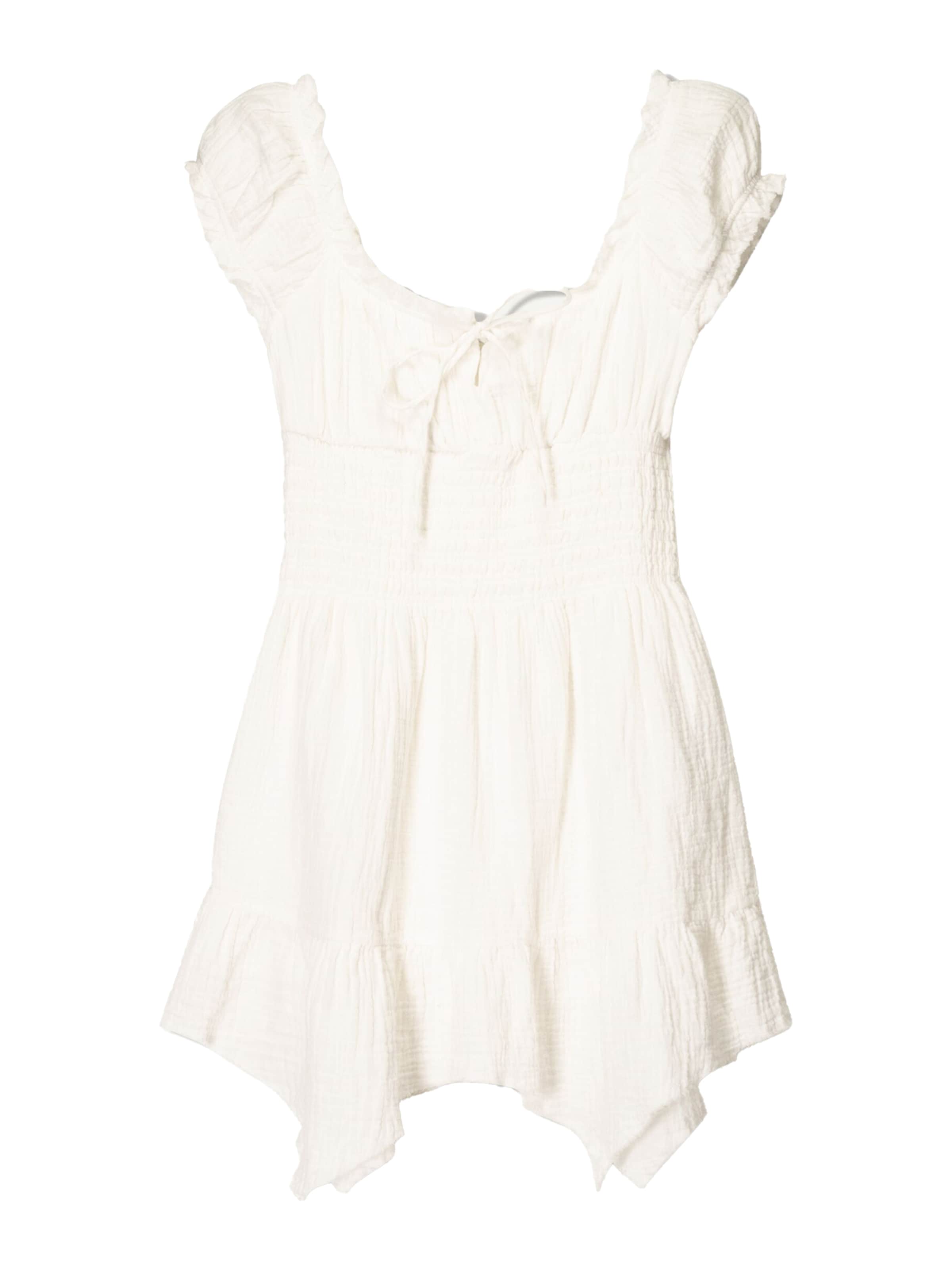 Bershka Cocktailklänning i vit: framsida