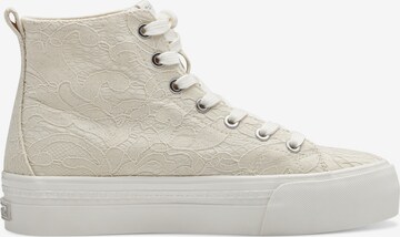 TAMARIS Hög sneaker i beige