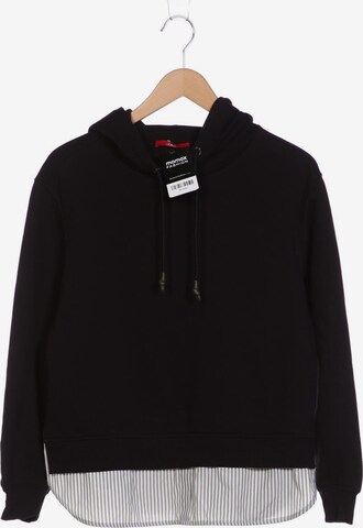 s.Oliver Sweatshirt & Zip-Up Hoodie in S in Black: front