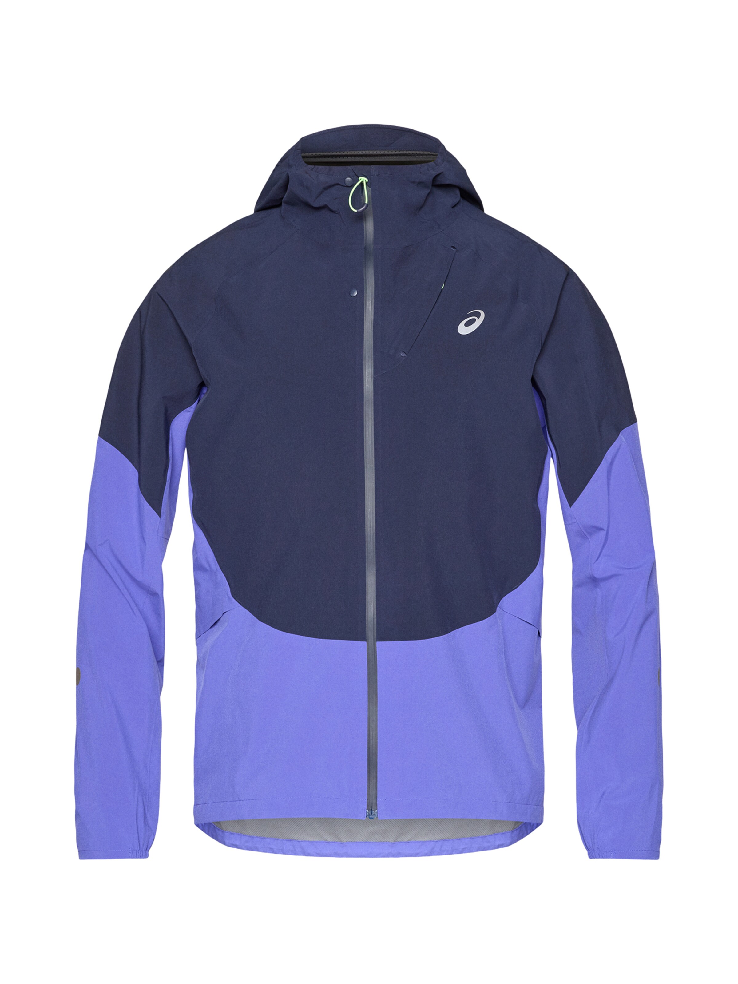 ASICS Sportovní bunda 'METARUN LEGEND' – modrá: přední strana