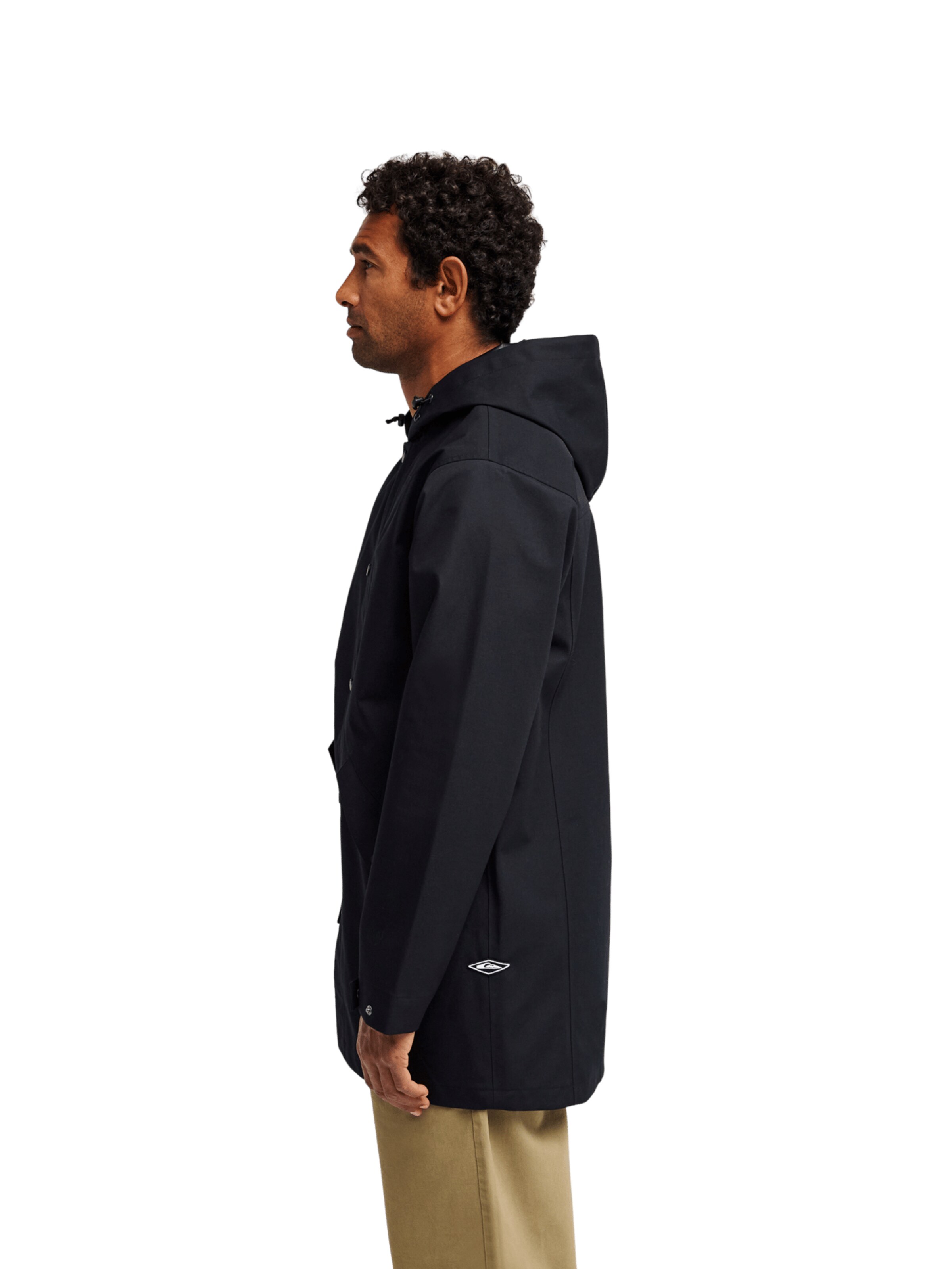 QUIKSILVER Between-Season Jacket 'Diamond Rain' in Black