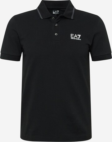 EA7 Emporio Armani Poloshirt in Schwarz: predná strana