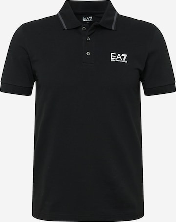 EA7 Emporio Armani - Camiseta en negro: frente