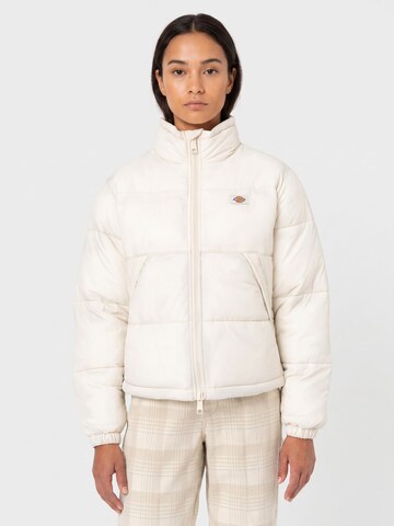 DICKIES Übergangsjacke 'ALATNA'‌‌‌‌‌‌‌‌‌ in Weiß: Vorderseite