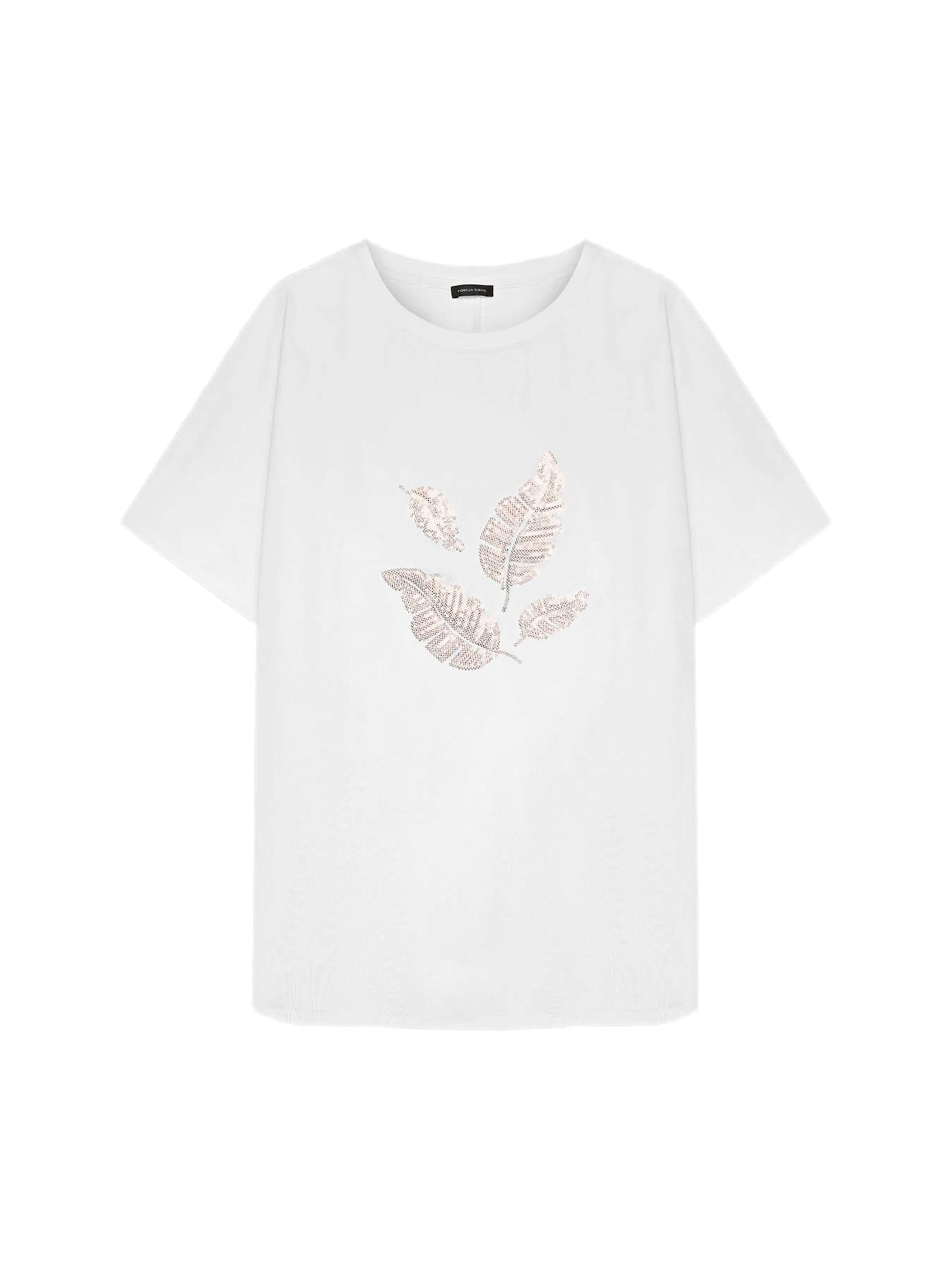 Maglietta di Fiorella Rubino in bianco: frontale