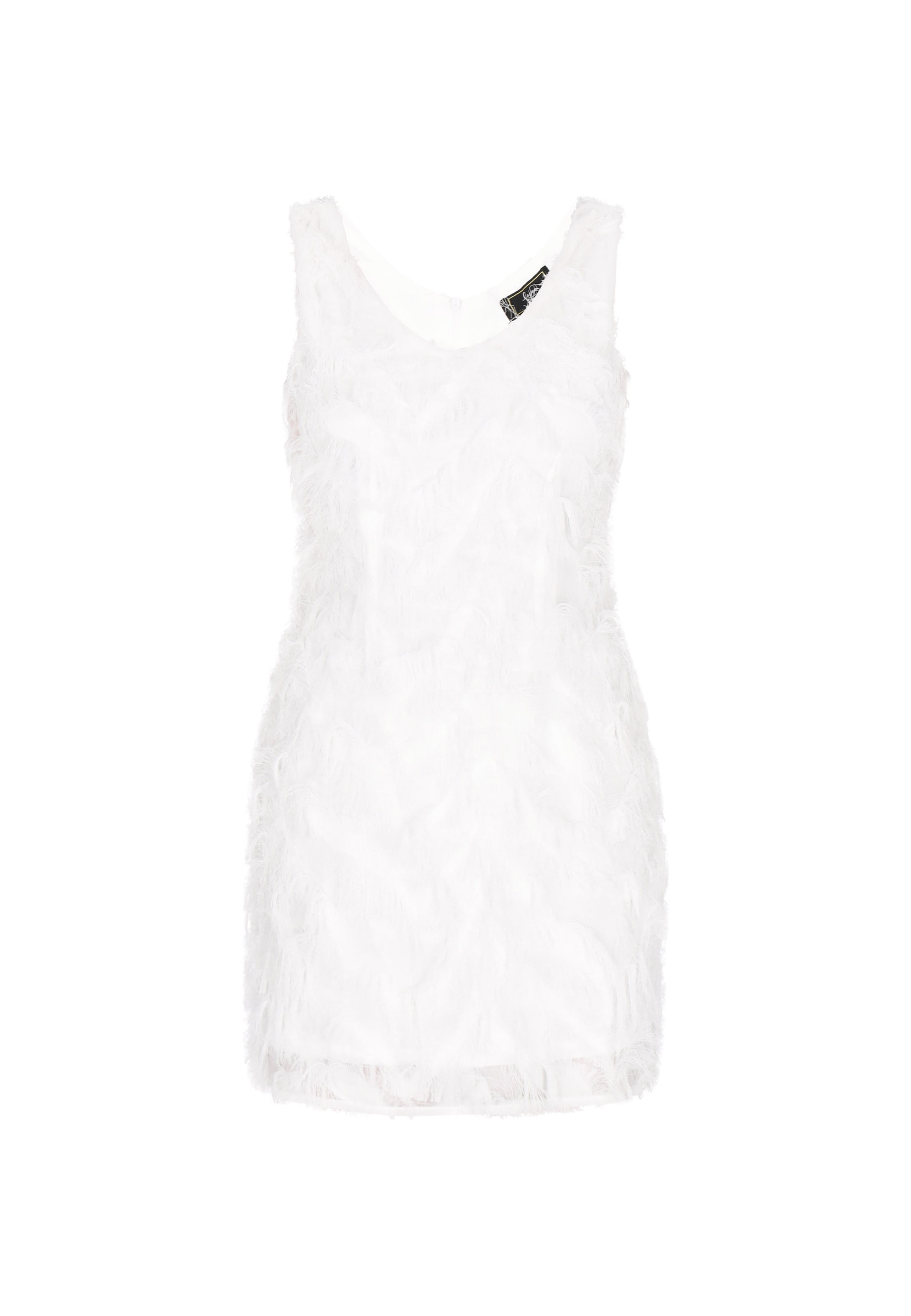 faina Koktejlové šaty – bílá: přední strana