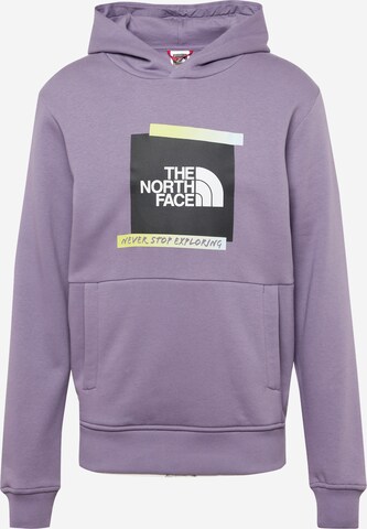 THE NORTH FACE Mikina – fialová: přední strana