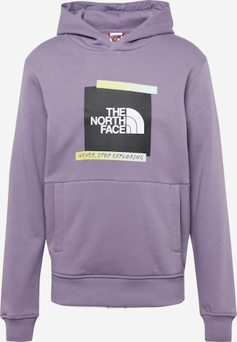 THE NORTH FACE Sweatshirt in Purple: front