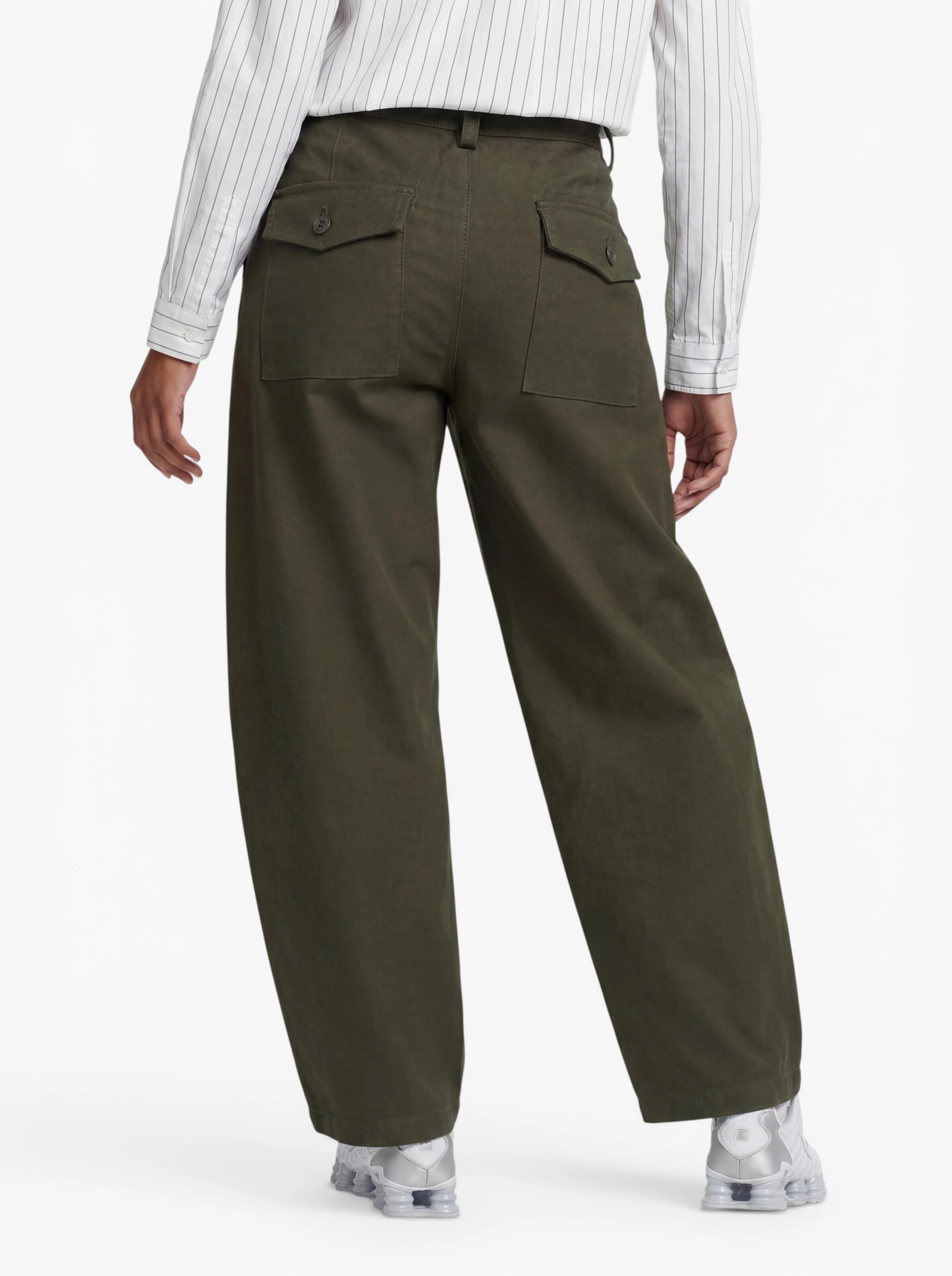 ONLY Barrel Pants 'ONLClair' in Green