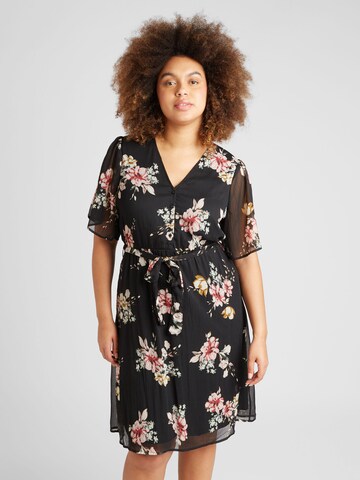 Robe 'CERA' ONLY Carmakoma en noir : devant