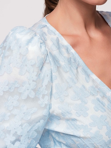 Ombre Blouse in Blauw