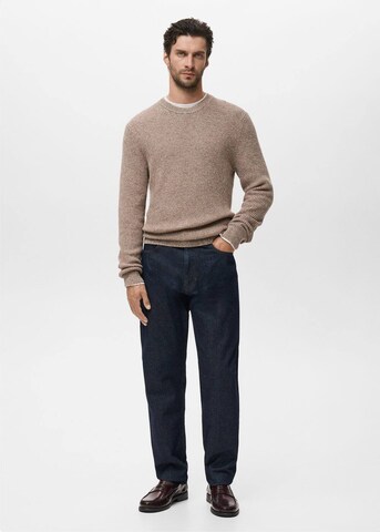 MANGO MAN Sweater 'Azores' in Beige