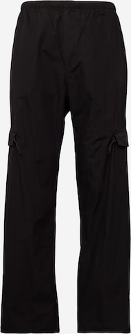 WEEKDAY Loose fit Cargo Pants 'Paul' in Black: front