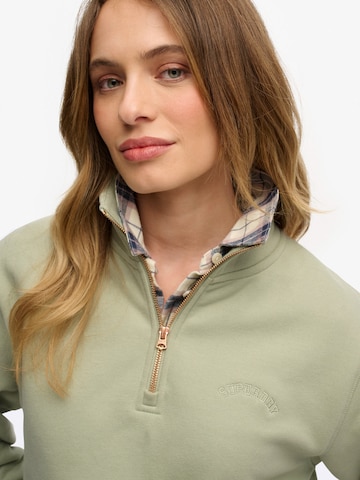 Superdry Sweatshirt 'ESSENTIAL' i grön