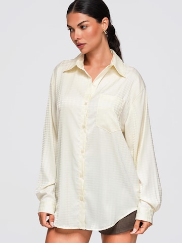 Ombre - Camiseta en beige: frente