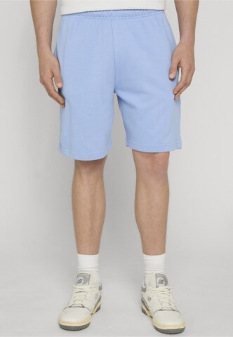 Urban Classics Regular Pants in Blue: front