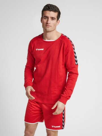 Hummel Sportsweatshirt in Rood: voorkant