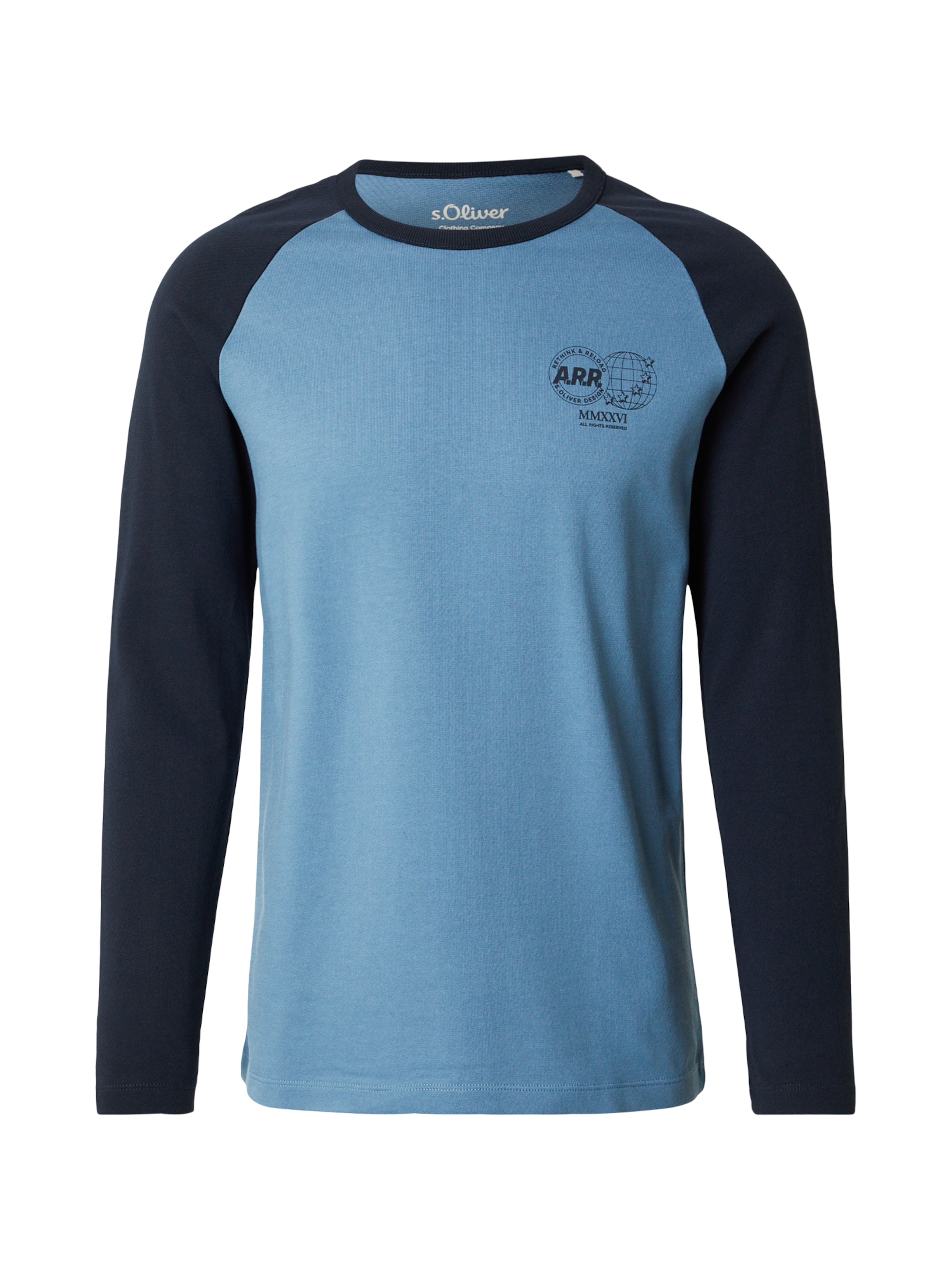 Tricou de la s.Oliver pe albastru: față