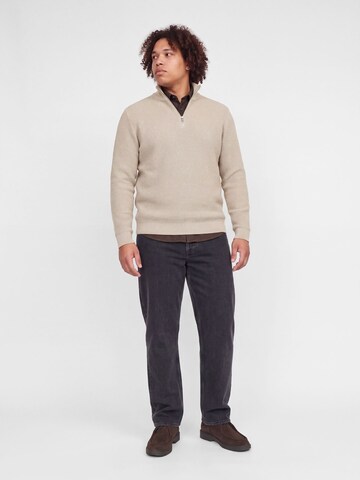 Pullover 'JPRBlustanley' di Jack & Jones Plus in beige