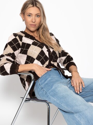 SASSYCLASSY Strickjacke‌‌‌‌‌ in Braun