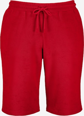 Pantalon Ulla Popken en rouge : devant