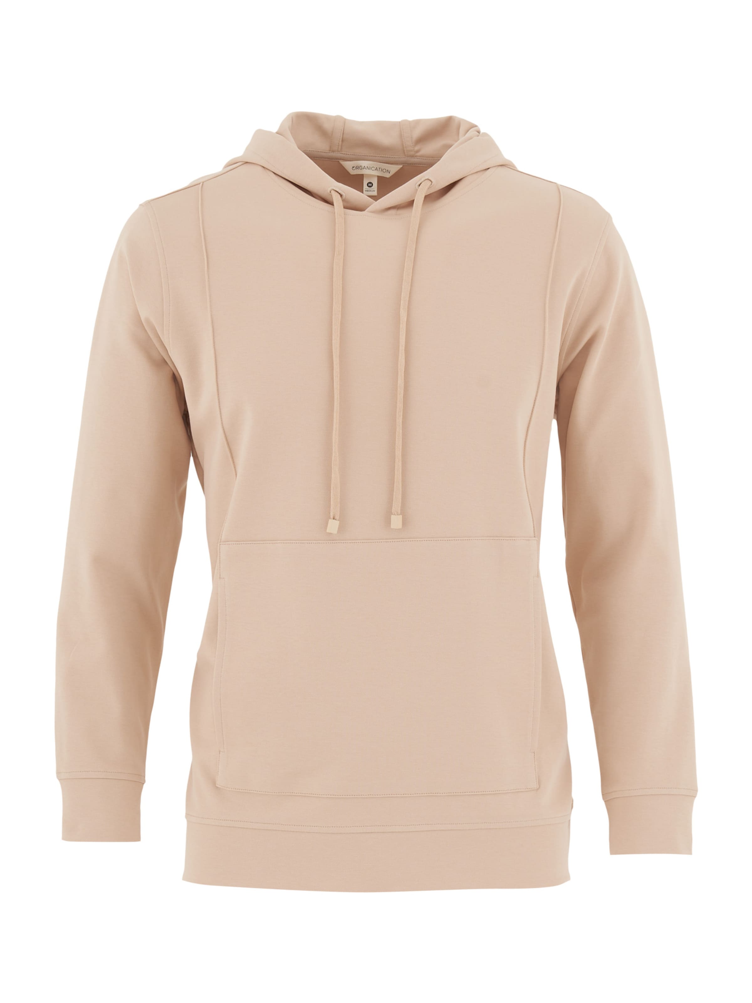 Organication Sweatshirt in Beige: Vorderseite