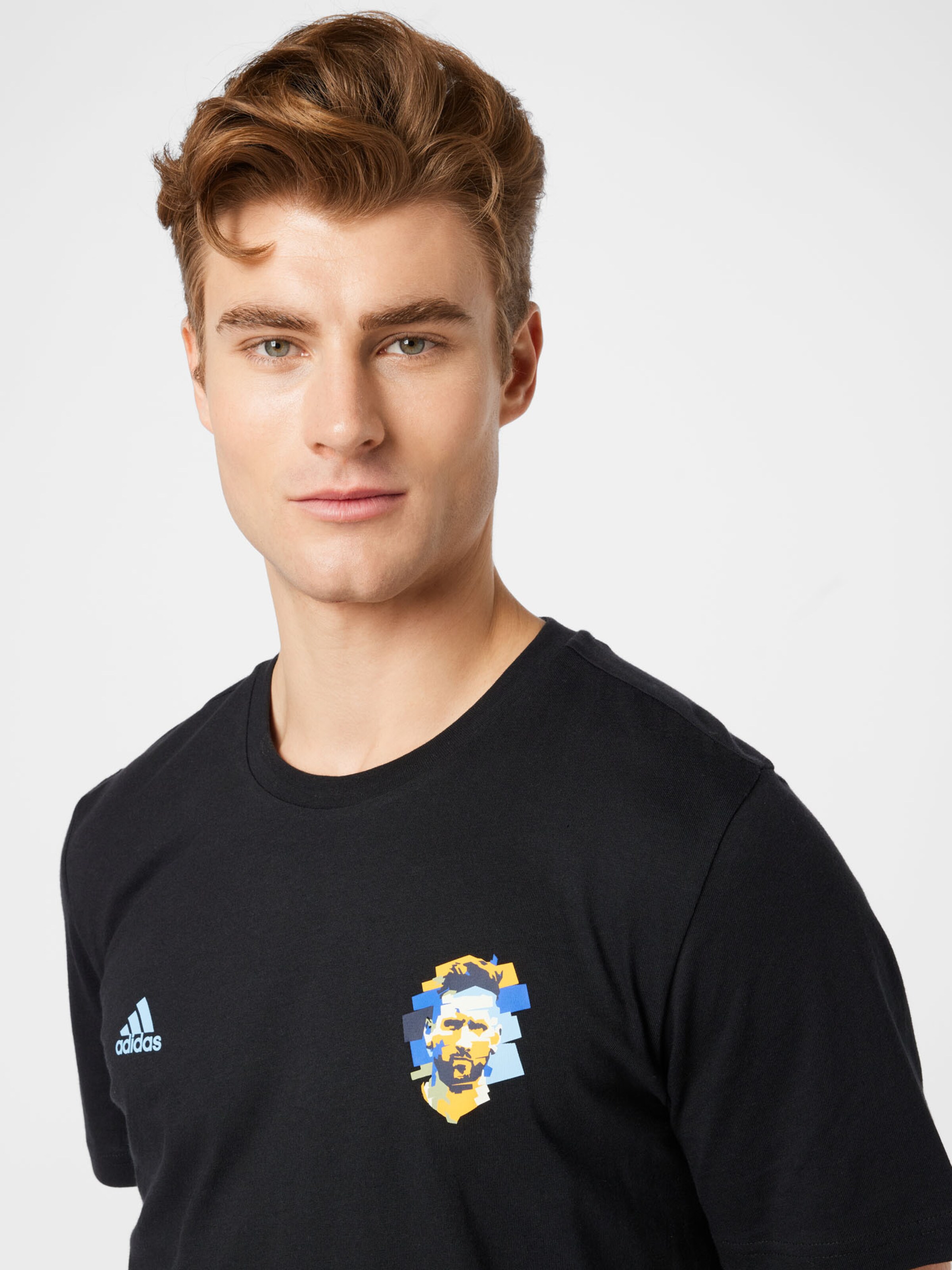 Sport T-Shirt fonctionnel ADIDAS PERFORMANCE en Noir 