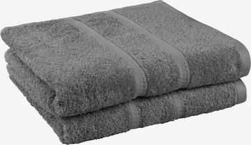 SCHIESSER Towel 'Palma' in Grey: front