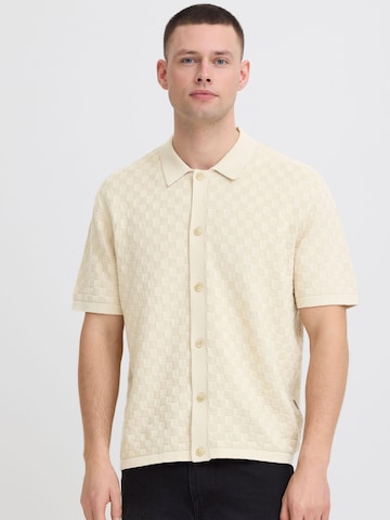 BLEND - Ajuste confortable Camisa ' BHDeven ' en beige: frente