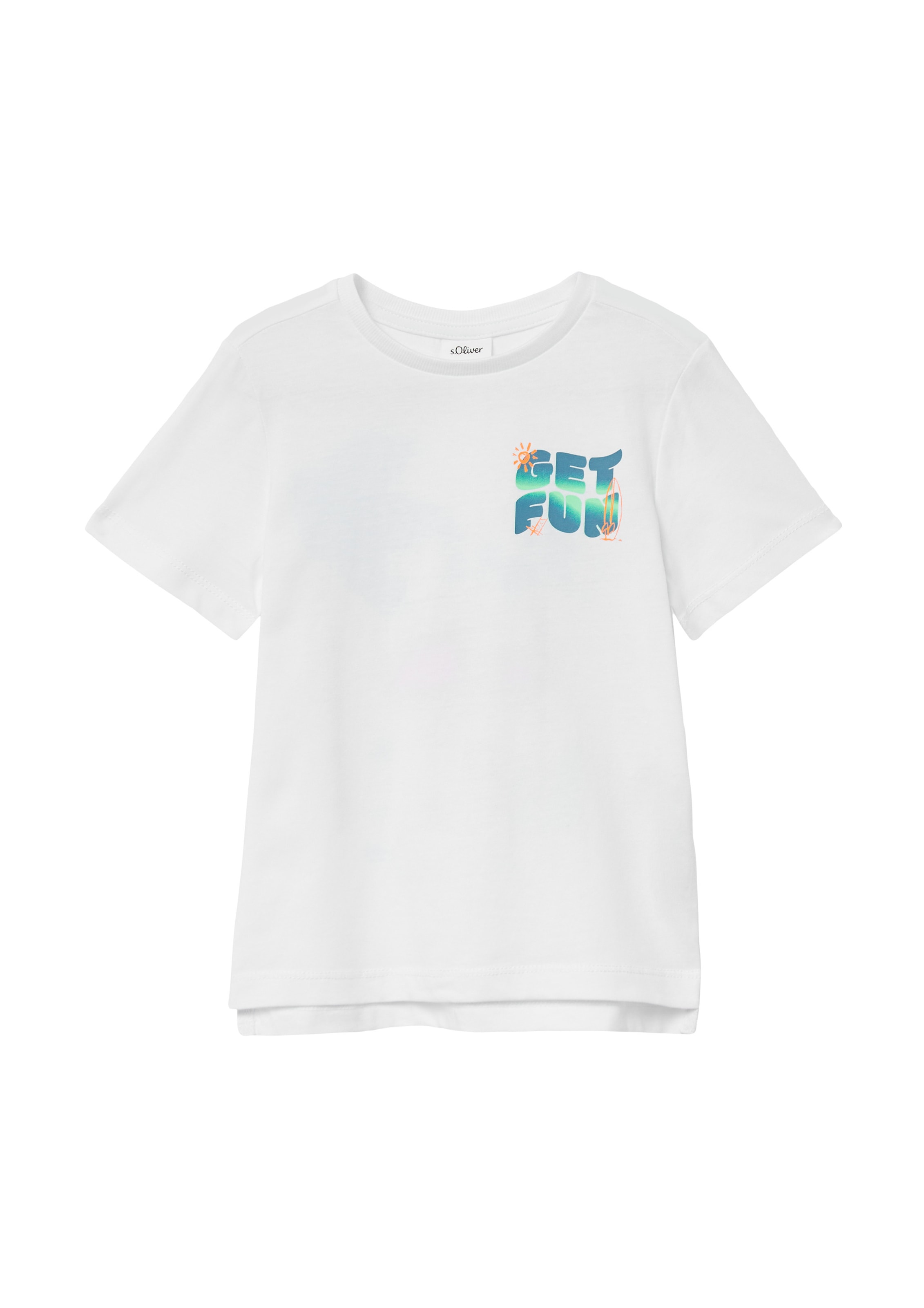 s.Oliver Shirt in Wit: voorkant