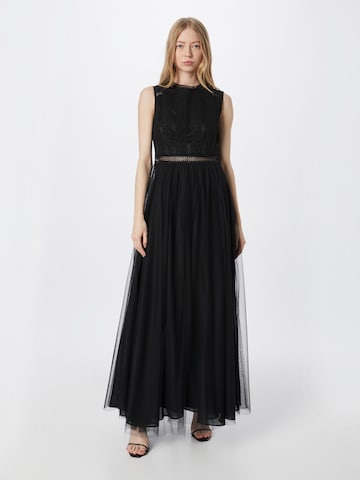 APART Evening Dress in Black: front