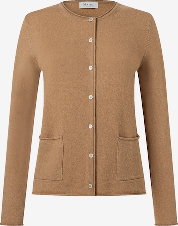 MAERZ Muenchen Gebreid vest in Beige: voorkant