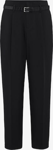 Antioch Loosefit Suorat housut värissä musta: etupuoli