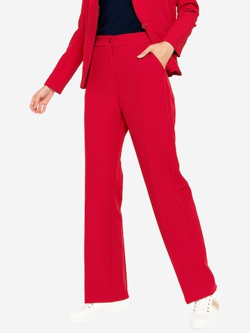 LolaLiza Regular Broek in Rood