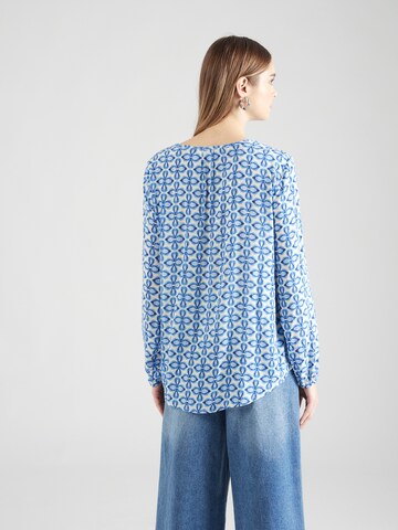 Cartoon Bluse in Blau