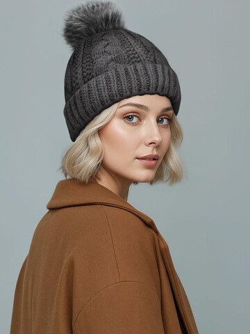 Neverless Mütze '1980' in Grau