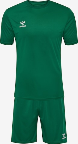 Hummel Trainingsanzug in Grün: Vorderseite