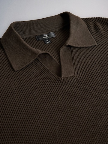 The Set - Pullover em castanho